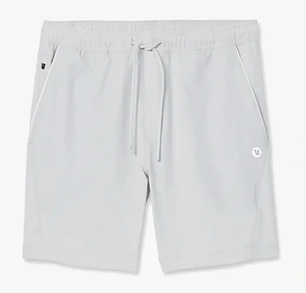 Vuori L Crosscourt Short 7” Frost Grey